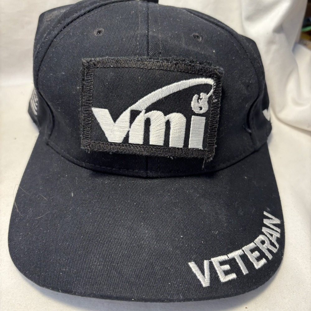 VMI Veteran Embroidered Black baseball cap Adjustable Competition Headwear USA